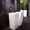 lavabo totem e lastre collezione xtra_marble col. smoke veined